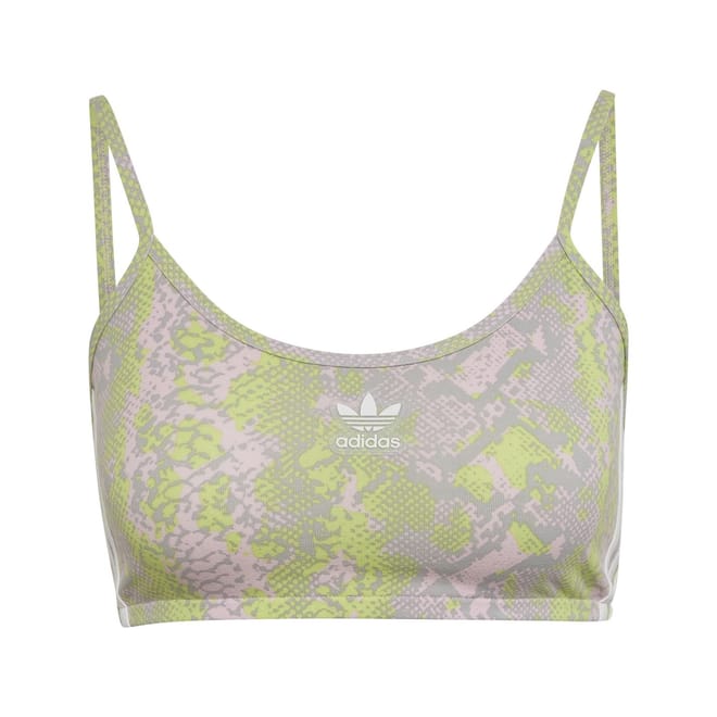 Cropped Scoop Neck Slim Fit Bra