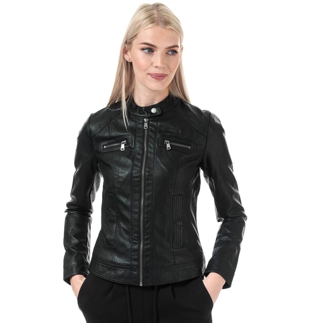 Bandit Faux Leather Biker Jacket