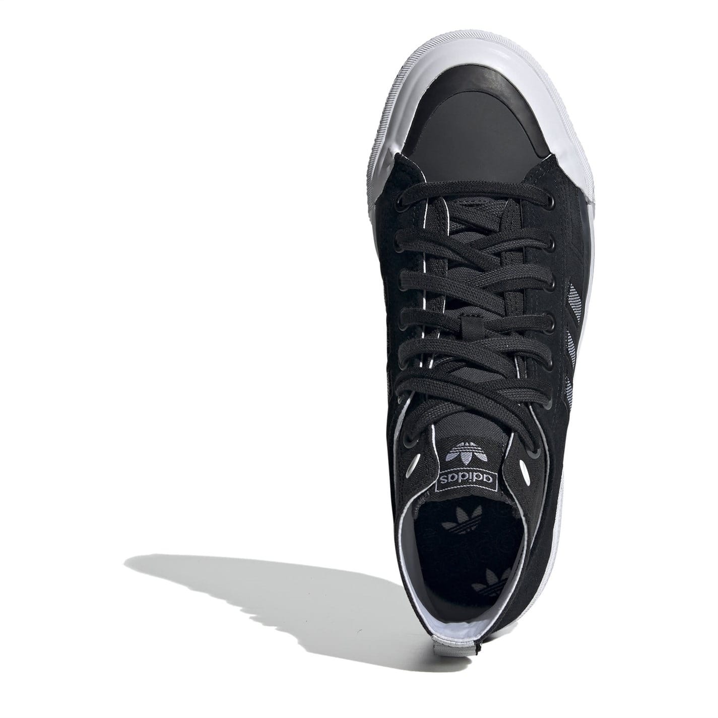 Black adidas Originals Nizza Hi Top Sneakers Get The Label