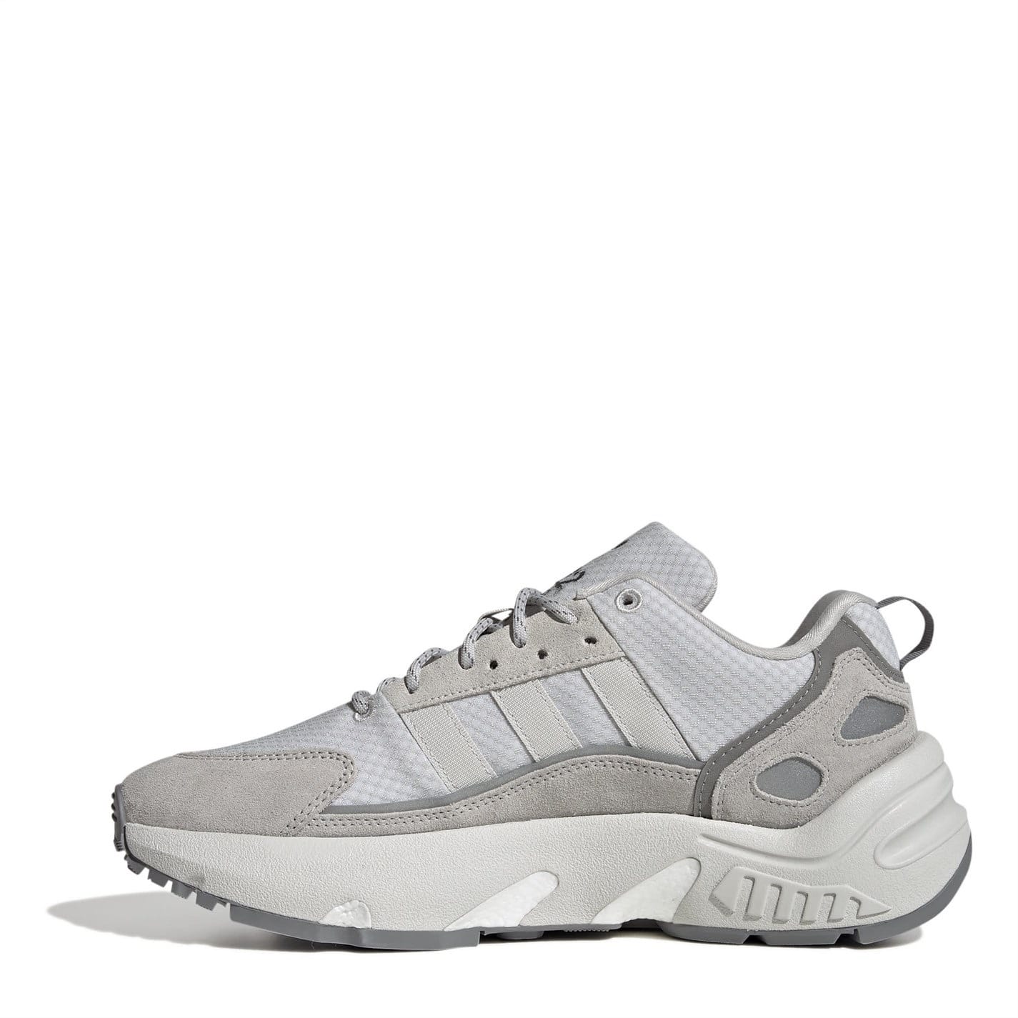 Grey adidas Originals Zx 22 Boost Low Top Sneakers - Get The