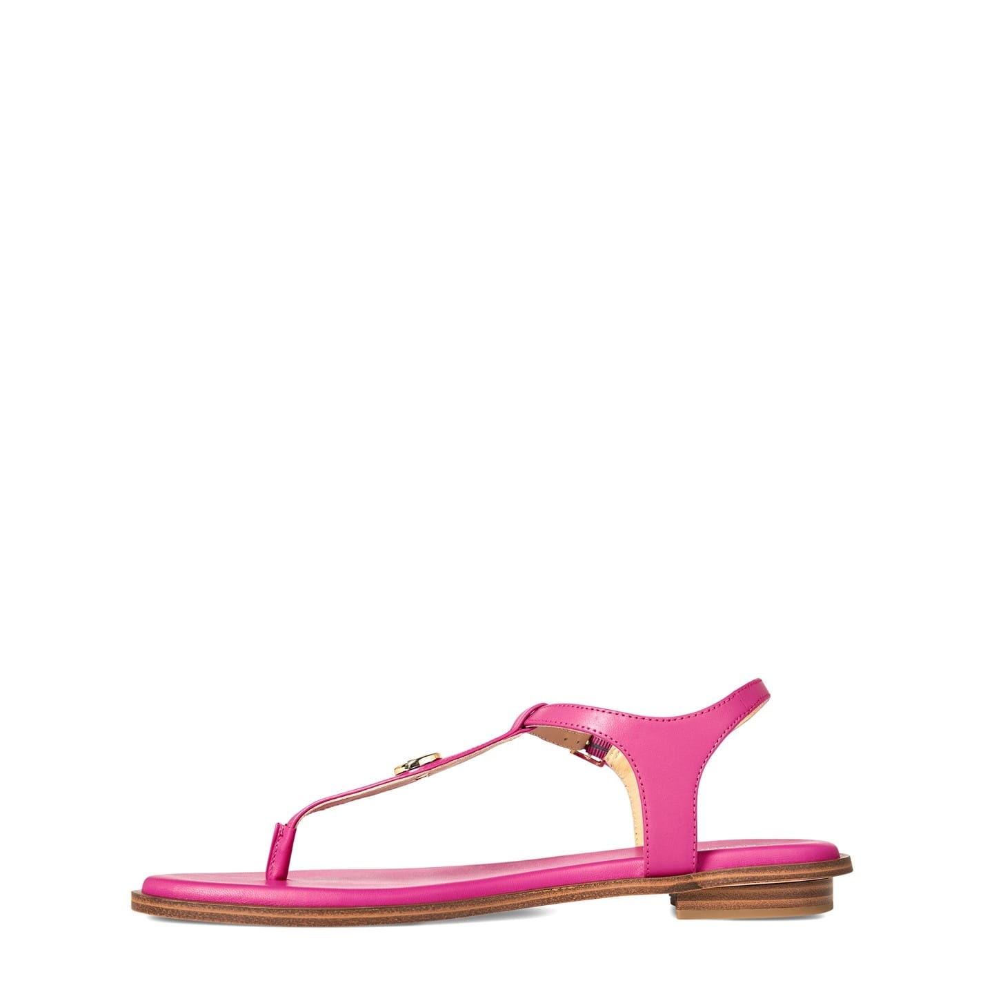 Michael kors plate thong sandals pink online