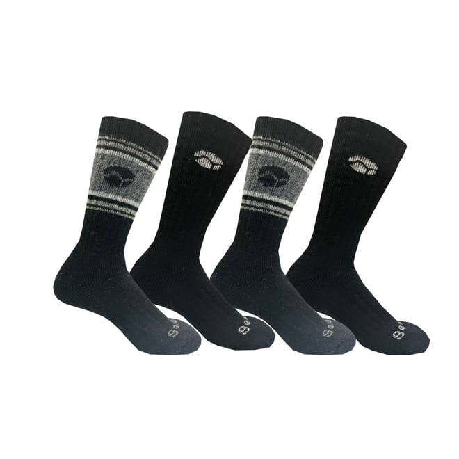 Mens 4pk Crw Socks