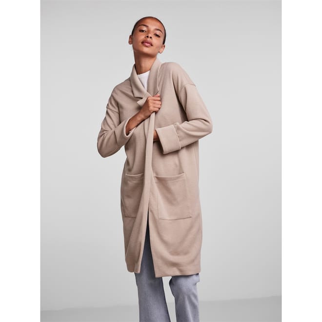 Collared Neck Relaxed Fit Coat