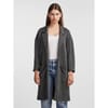 Notched Neck Relaxed Fit Coat