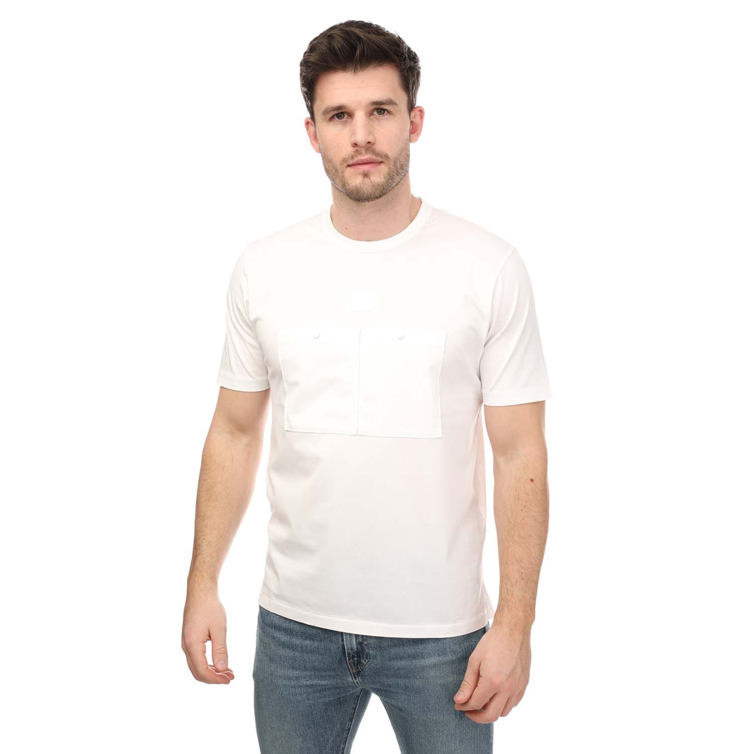 White C.P. Company Mens T-Shirt - Get The Label