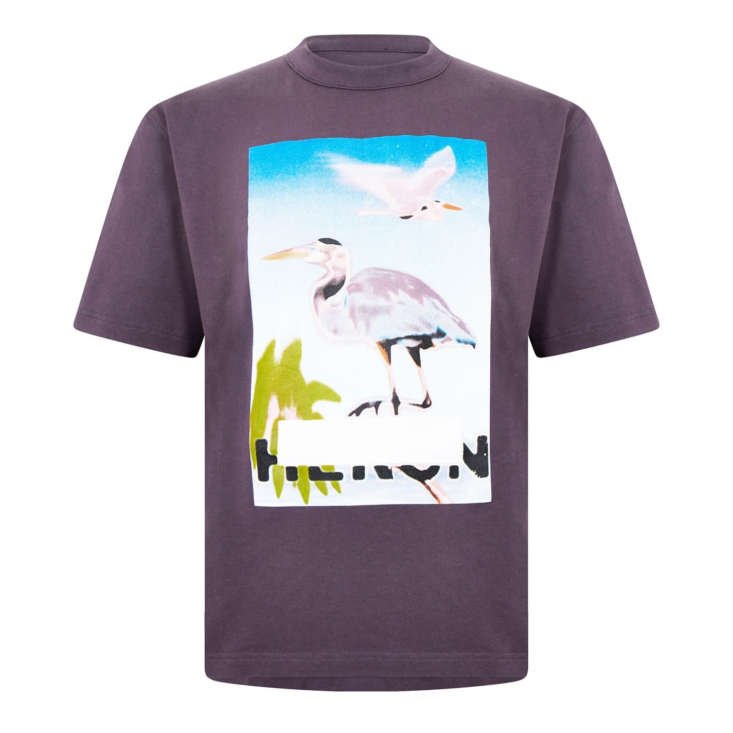 Purple Heron Preston Censor Heron T-Shirt - Get The Label
