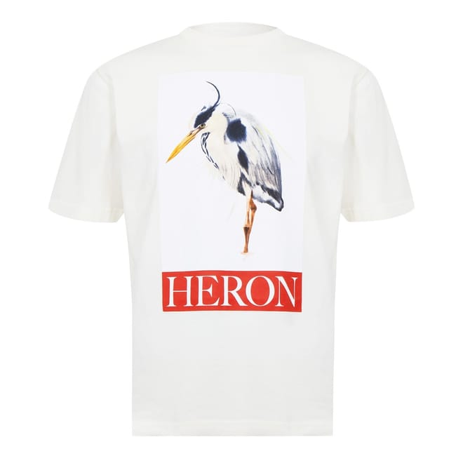 Heron Paint Crew Neck Regular Fit T-Shirt