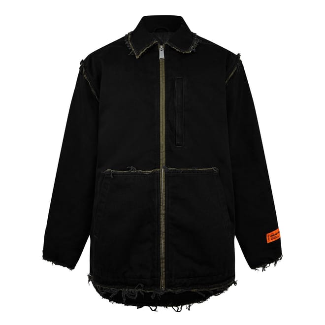 Heron Denim Cargo Zip Jacket