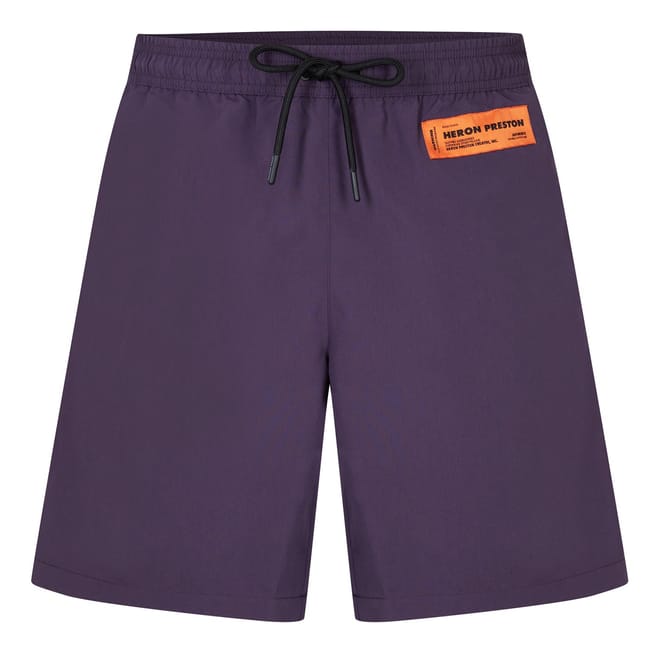 Logo Patch Swim Shorts