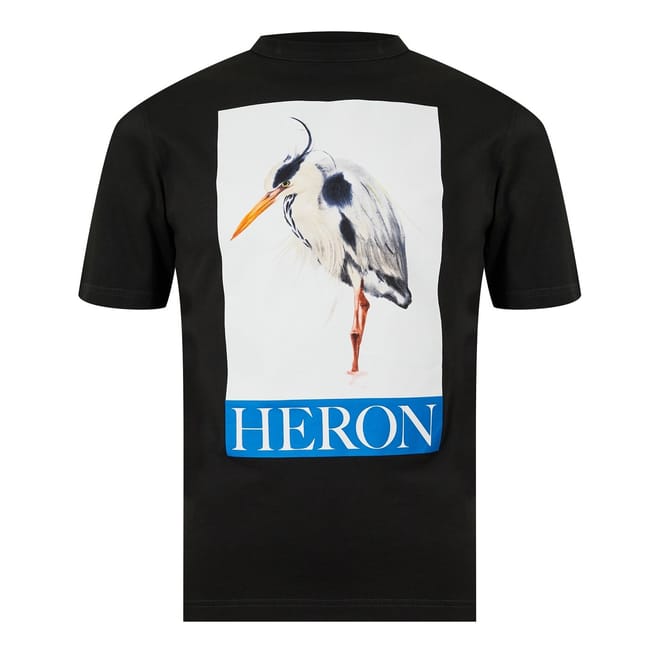 Heron Paint Crew Neck Regular Fit T-Shirt