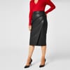 Pu Midi Skirt