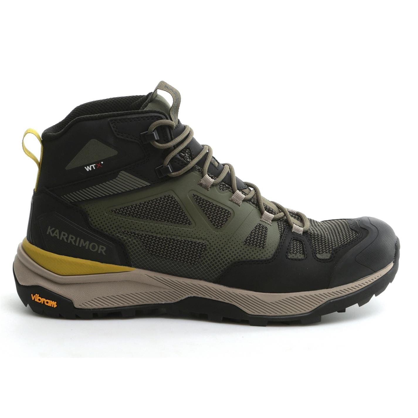 Green Karrimor Mens Helix Mid Walking Boots Get The Label