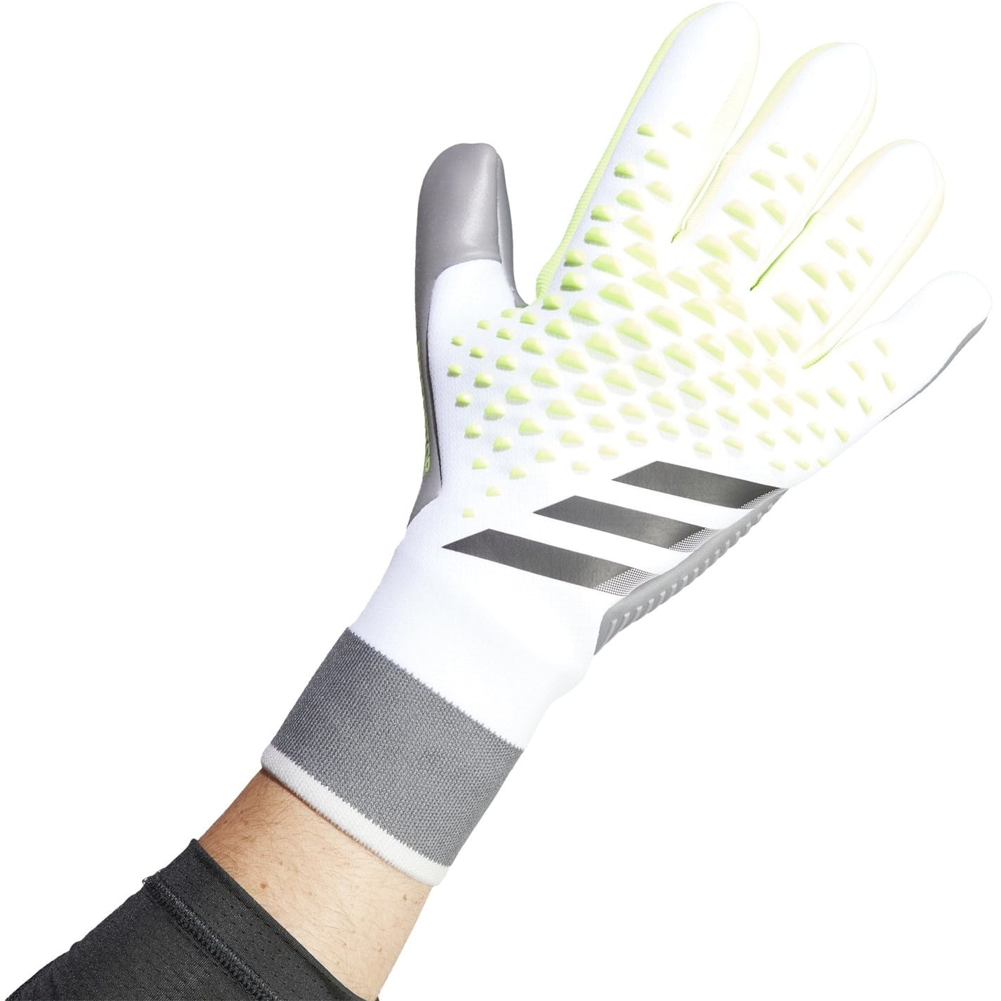 White adidas Predator Pro Goalkeeper Gloves Adults Get The Label