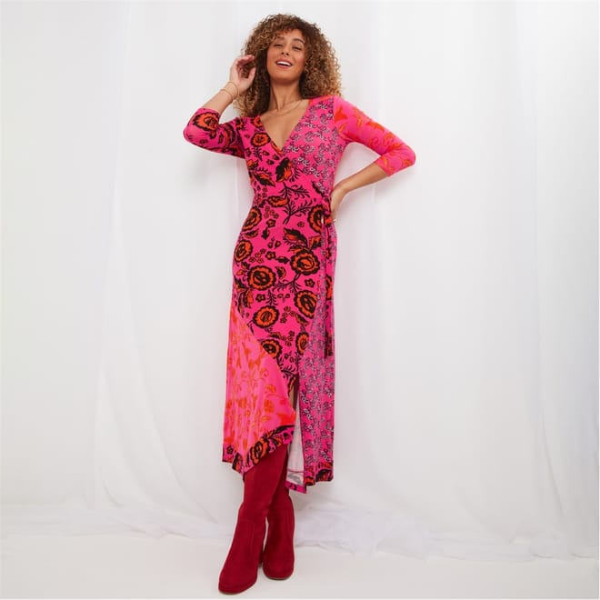 Robyn Wrap Jersey Dress