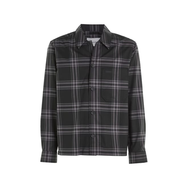 Graphic Check Regular Fit Shirt Jacket