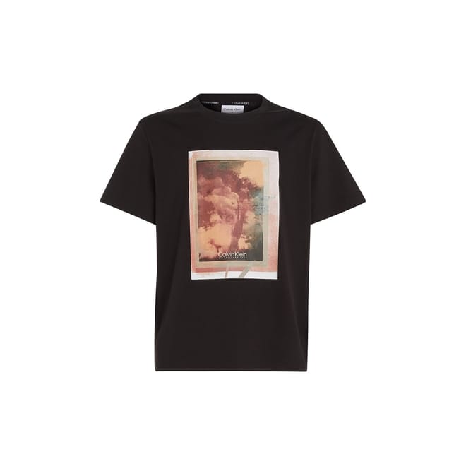 Photo Print Crew Neck Regular Fit T-Shirt