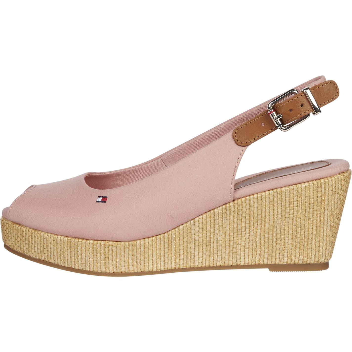 Pink Tommy Hilfiger Elba Sling Back Wedges Get The Label