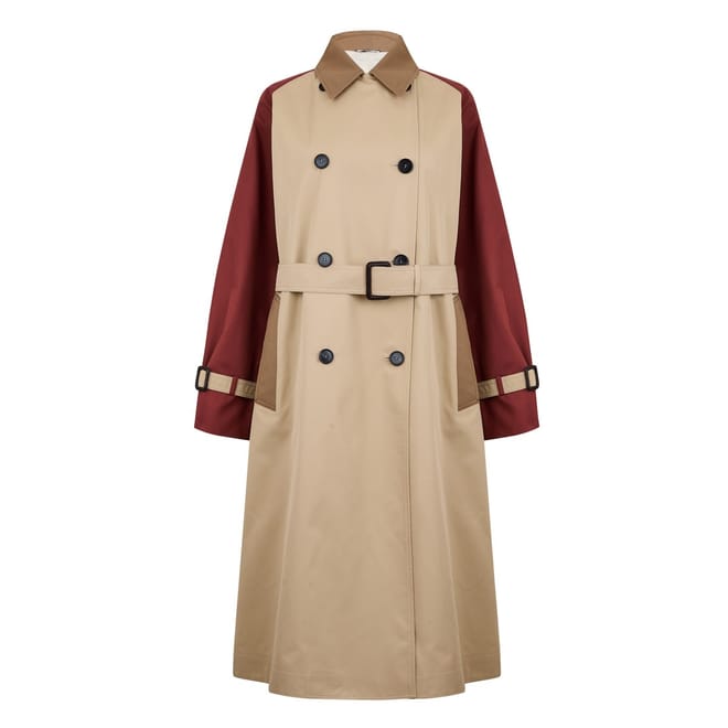 Long Collared Neck Relaxed Fit Coat