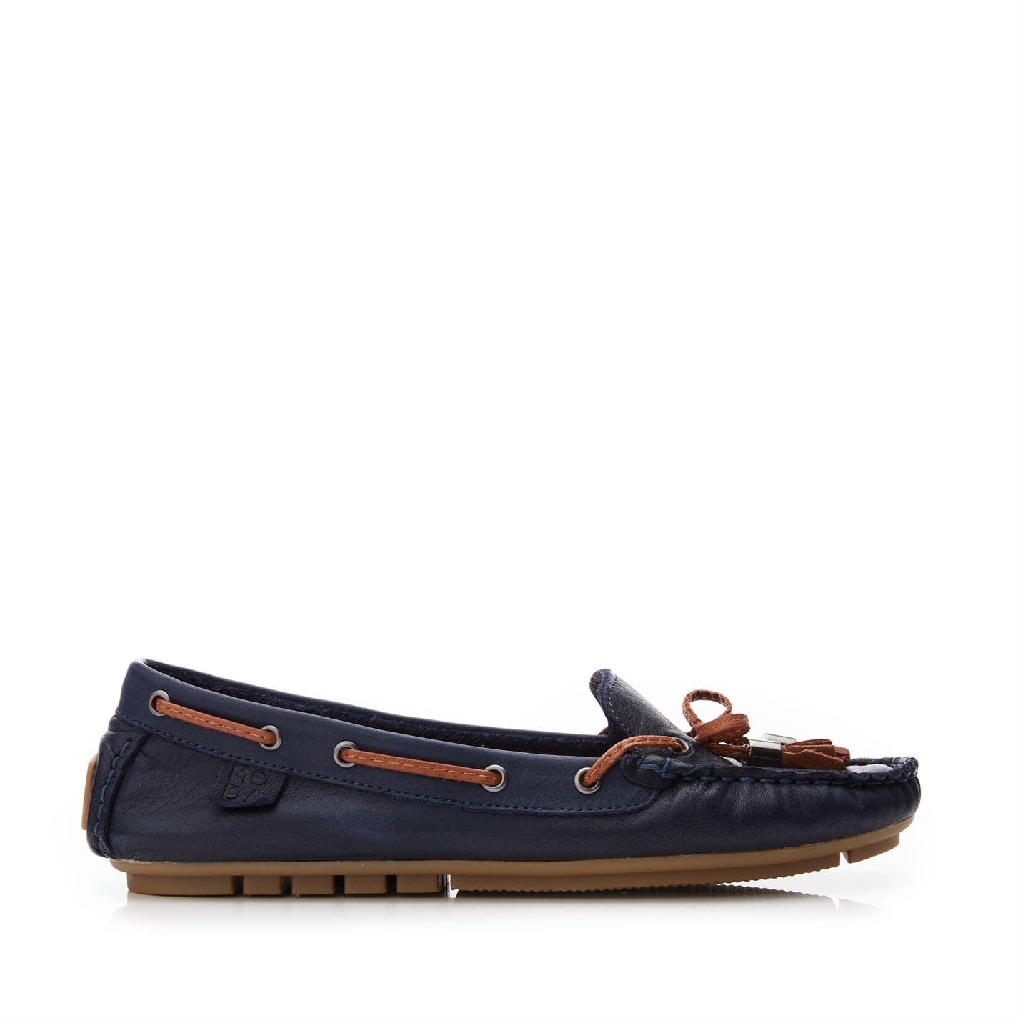 Blue Moda in Pelle Loafers Get The Label