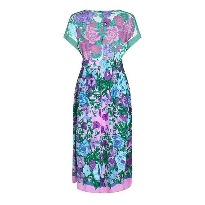 Canosa V-Neck Midi Wrap Dress