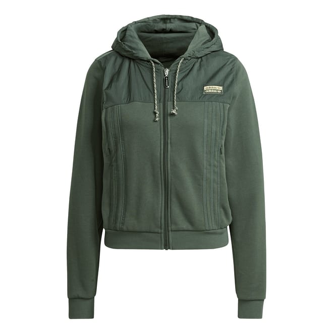 Hooded Sweatshirt Short Jacket