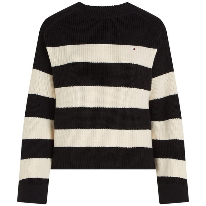Crew Neck Relaxed Fit Long Sleeve Sweater