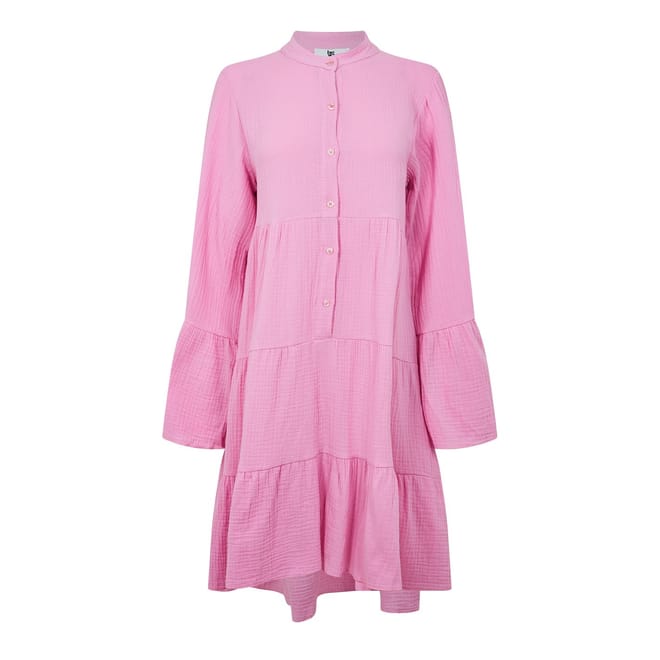 Collared Neck Midi Shirtdress