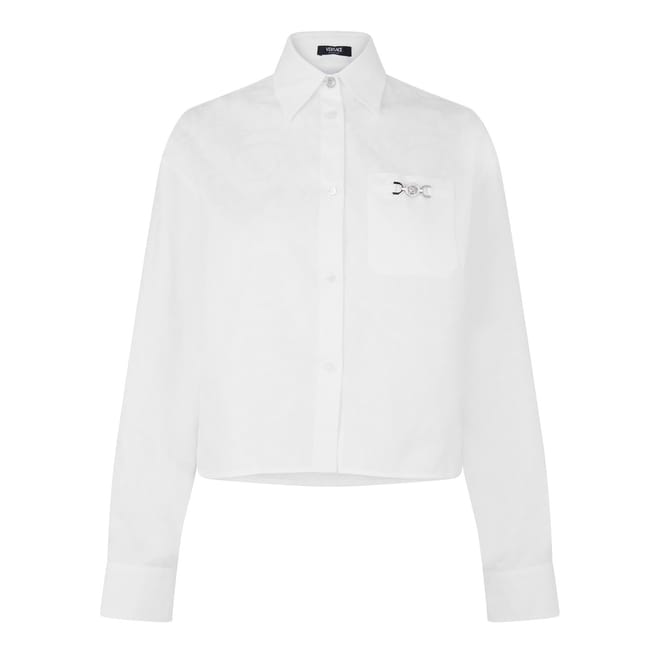Crop Regular Fit Long Sleeve Shirt