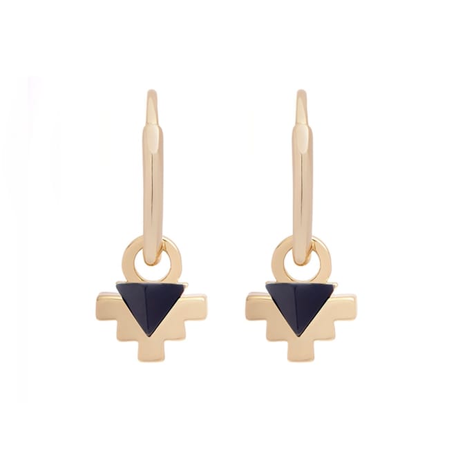 Charm Dangle Huggie Earrings