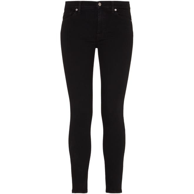 Waist Skinny Crop Jeans