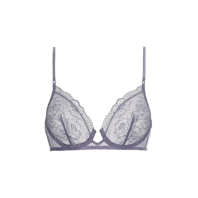 Womens Klein Unlined Floral Plunge Bra