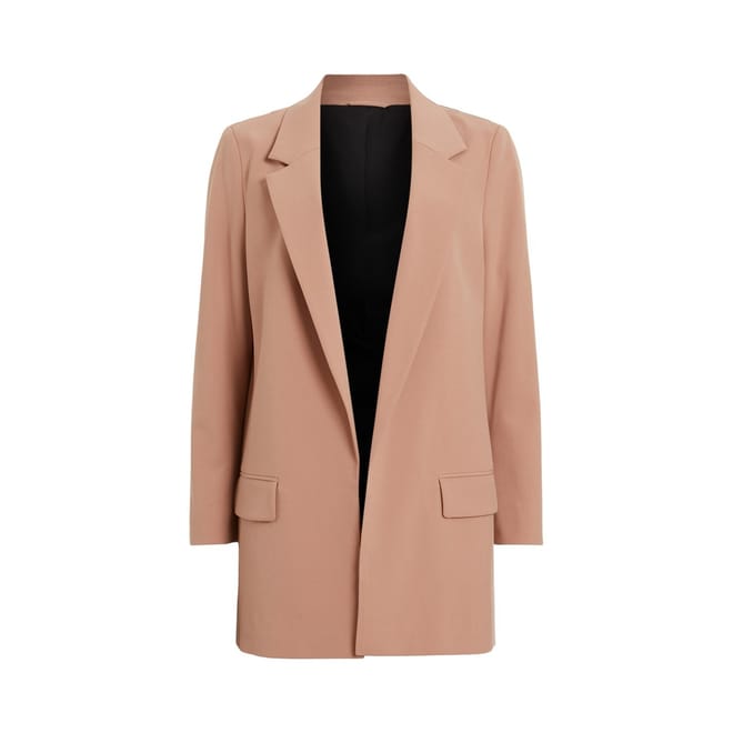 Relaxed Fit Collared Blazer Jacket
