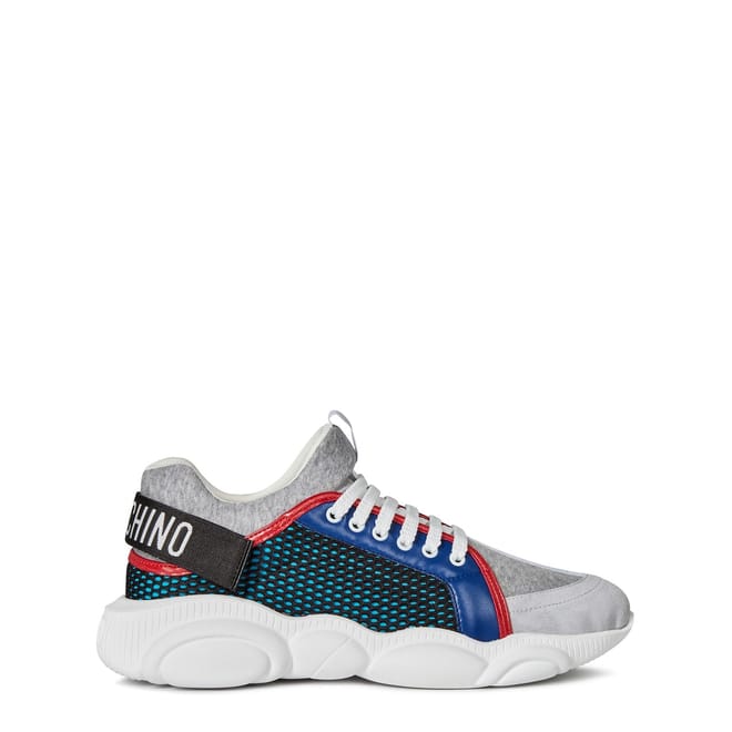 Mesh Teddy Low Top Trainers
