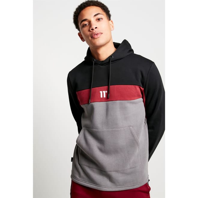 Mens Degrees Panel Hoodie