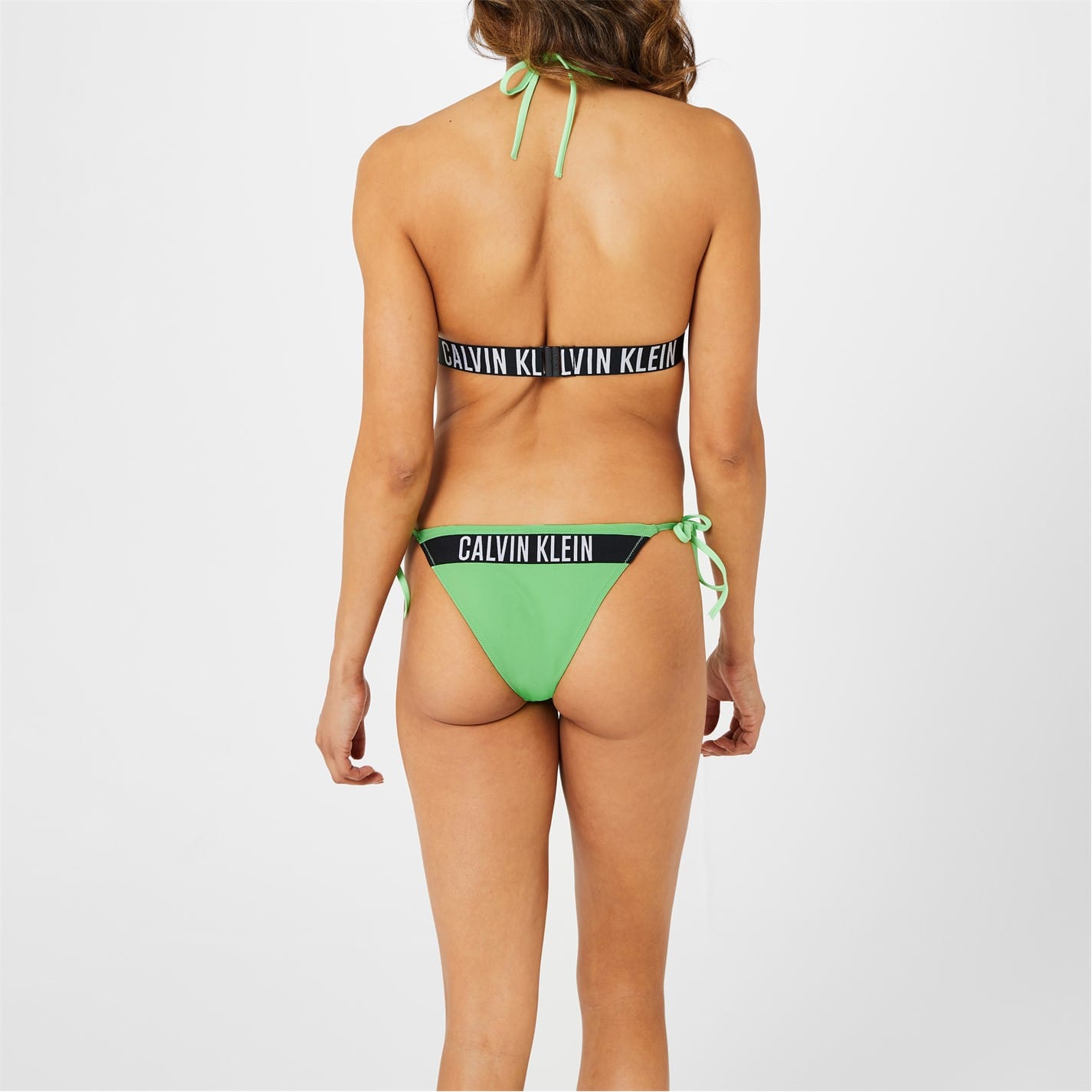 Calvin Klein Klein Intense Power Bikini Bottoms in Green