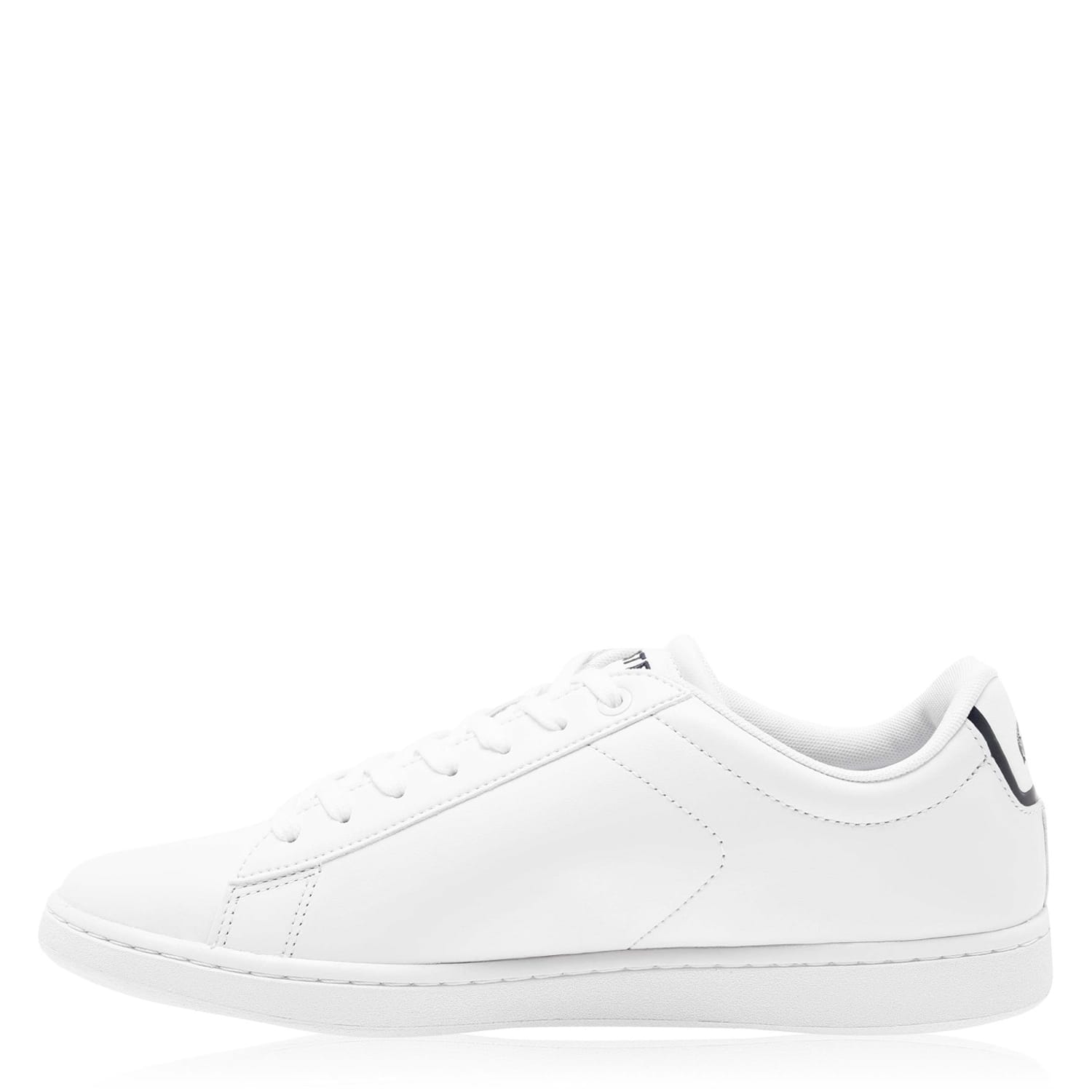 White Lacoste Mens Carnaby Bl1 Trainers - Get The Label