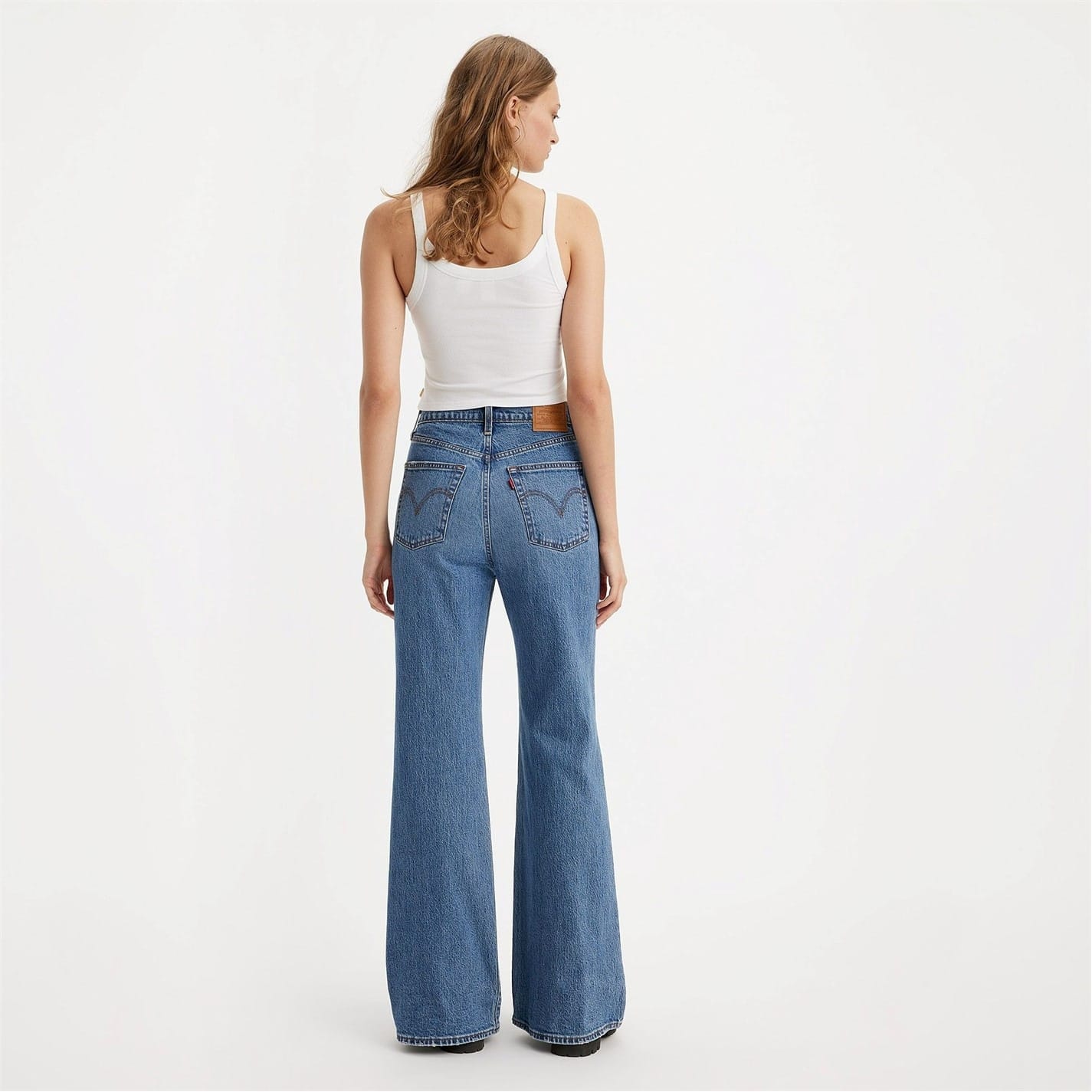 Blue Levis Ribcage Bell Bottom Get The Label