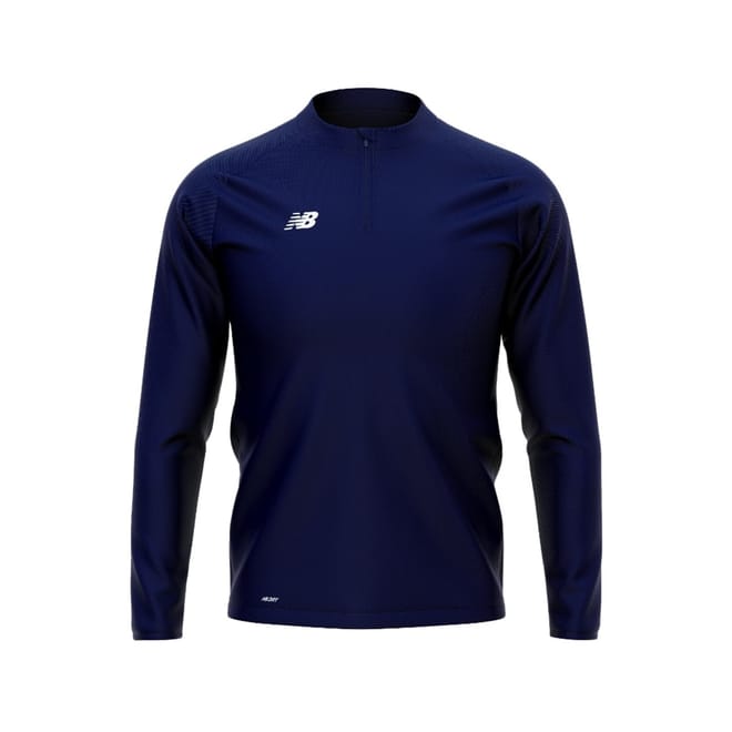 Zip Neck Long Sleeve Sweatshirt
