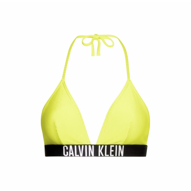 Logo Print Bikini Top