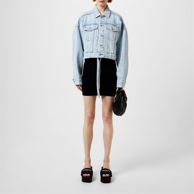 Short Oversize Fit Trucker Jacket