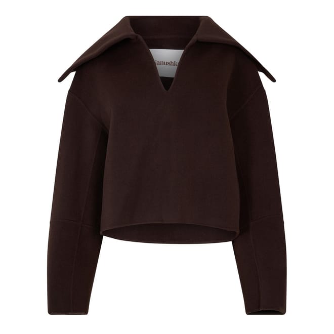 Maxe Knit V-Neck Relaxed Fit Sweater