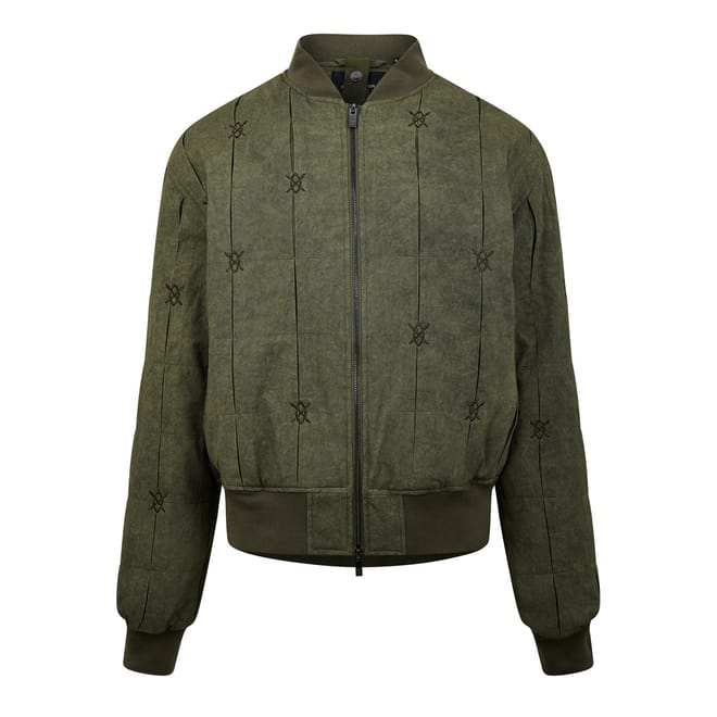 Short Relaxed Fit Bomber Jacket