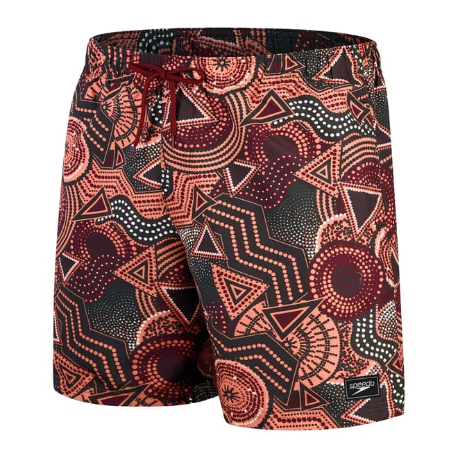 Geometric Patterned Swim Shorts