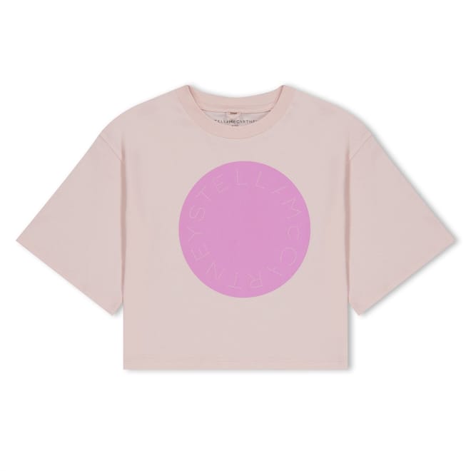 Cropped Regular Fit Stella Logo T-Shirt