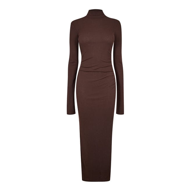 Cardia Turtleneck Midi Bodycon Dress