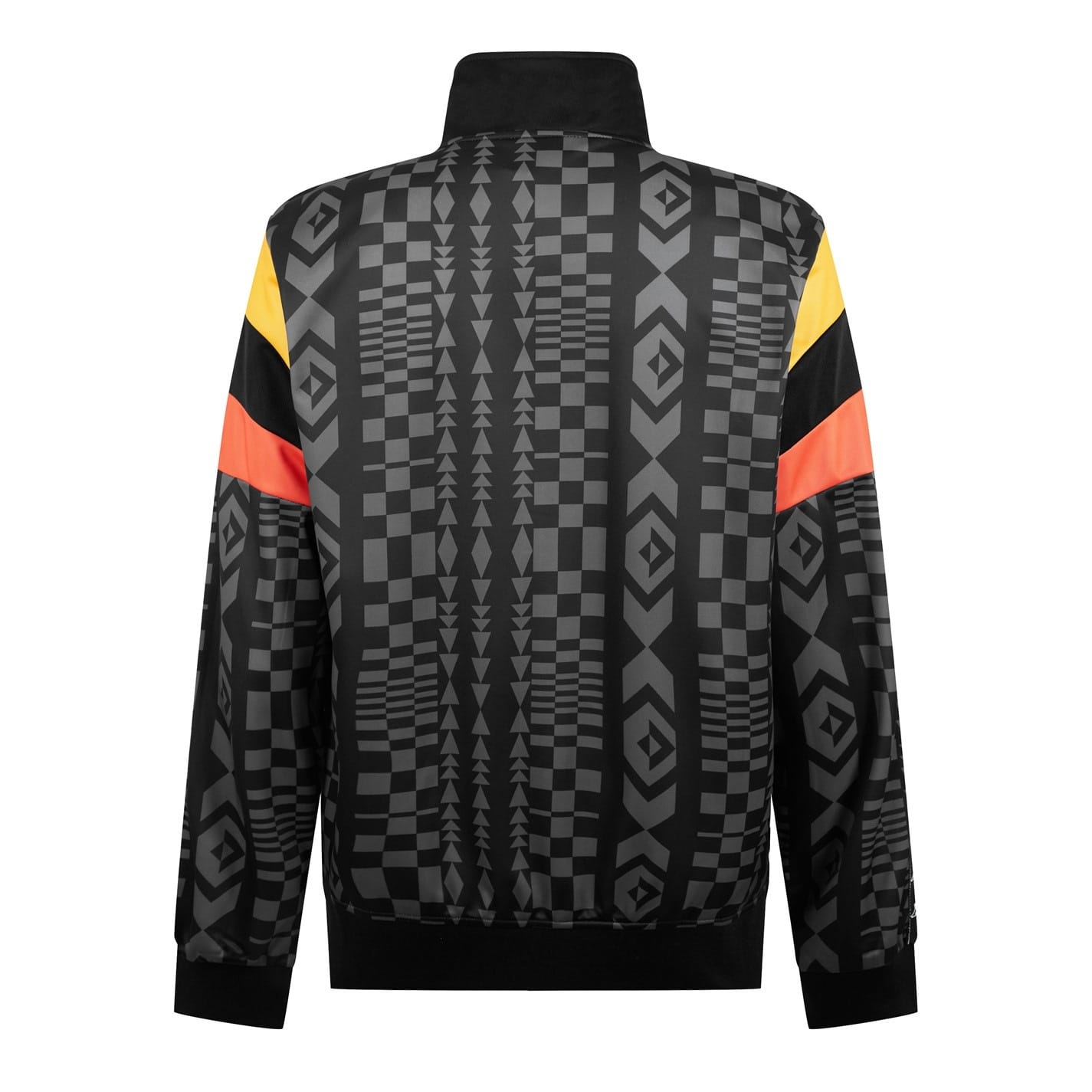 Black Marcelo Burlon Kappa Graphic Woven Track Jacket Get The Label