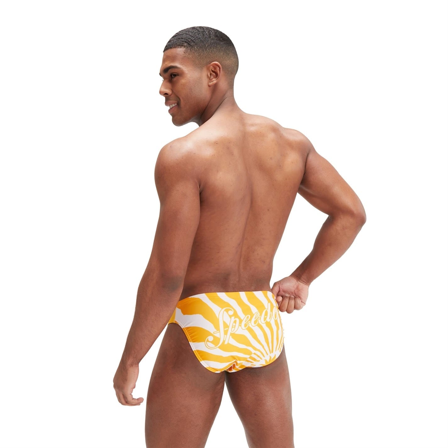 Yellow Speedo Mens Escape 5cm Briefs Get The Label