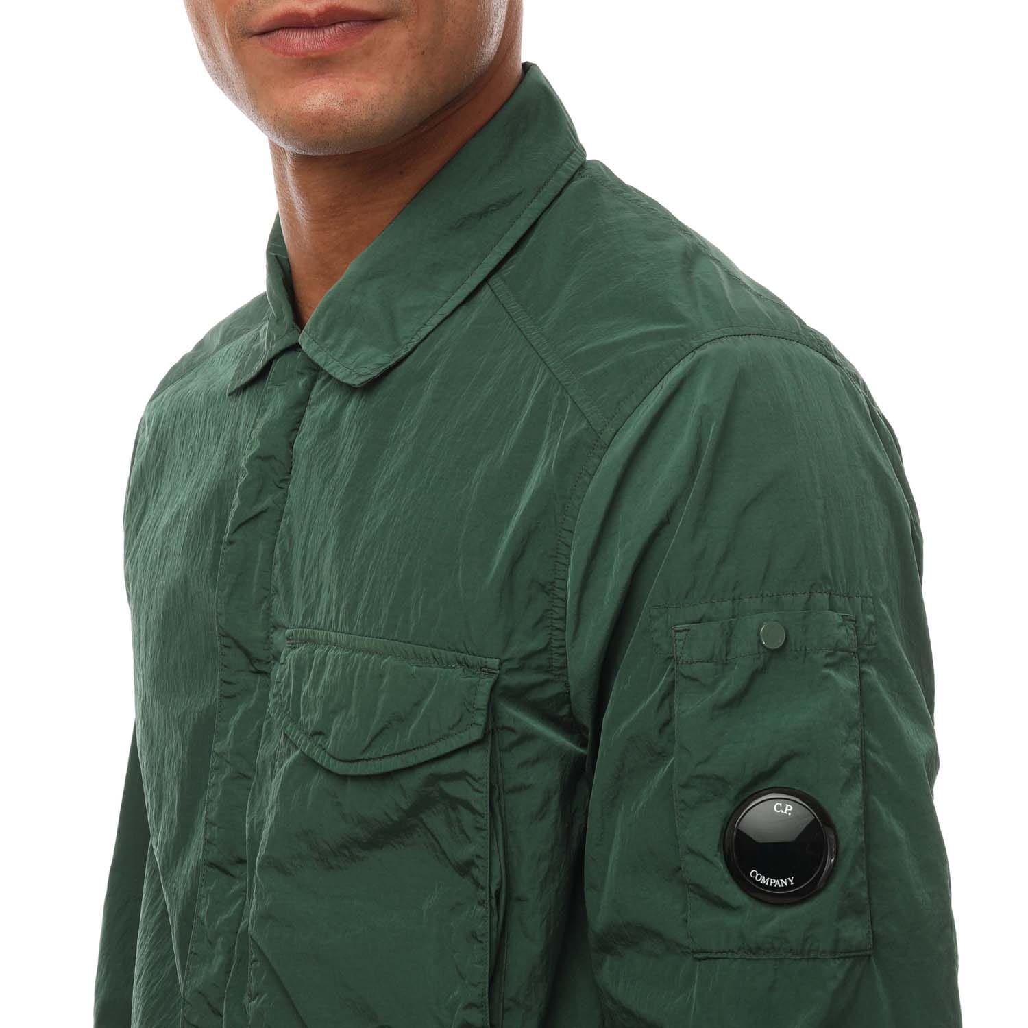Green C.P. Company Mens Chrome R Overshirt - Get The Label
