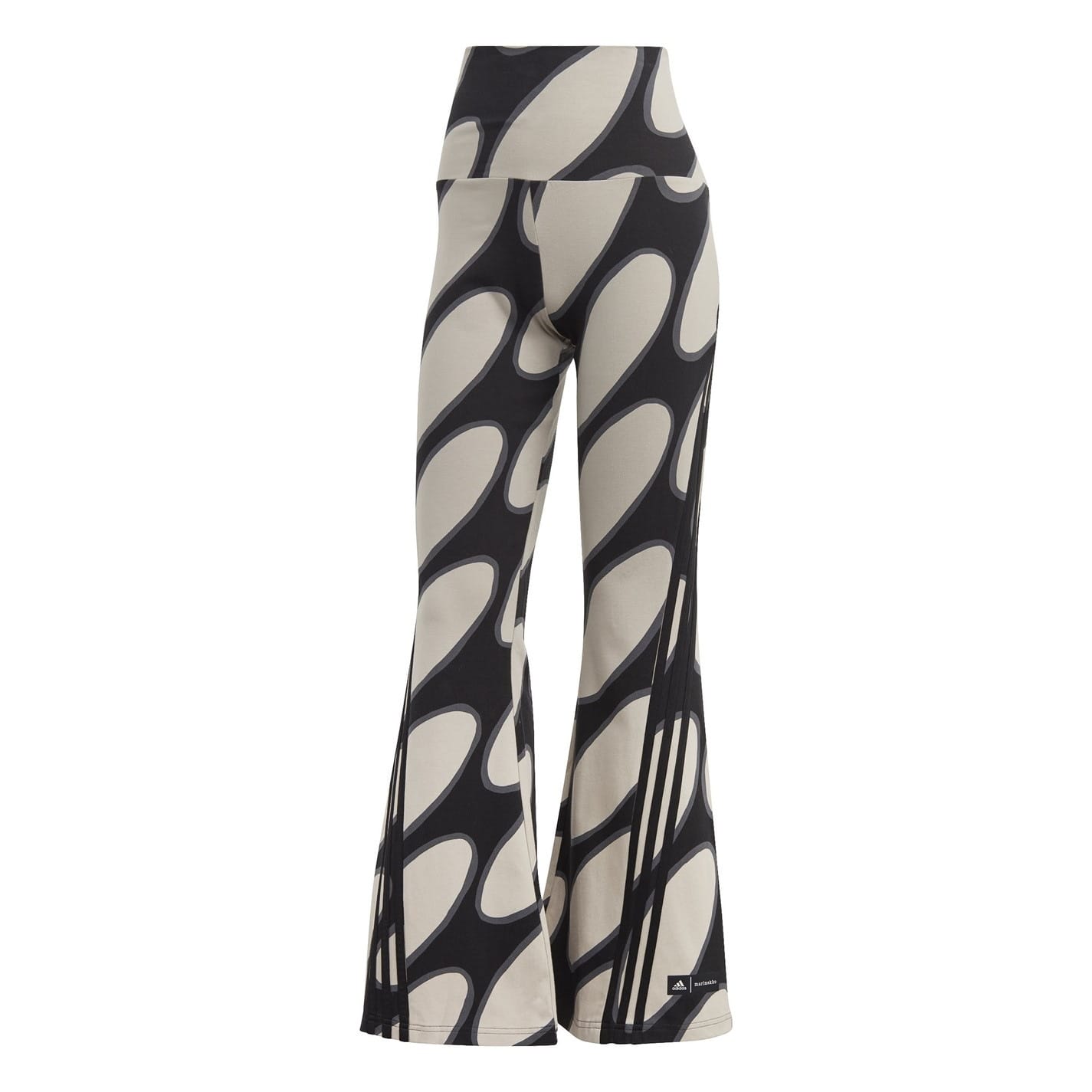 Brown adidas Womens X Marimekko Future Icons Flared Leggings