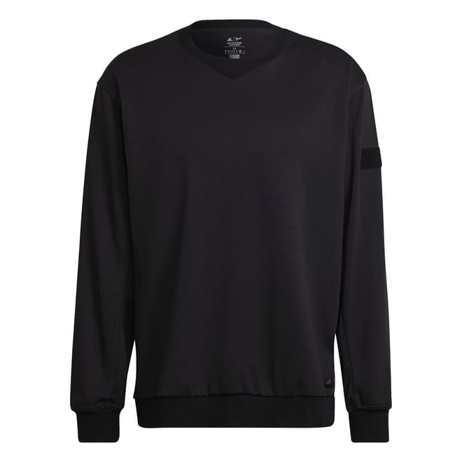 Crew Neck Relaxed Fit Long Sleeve Sweatshirt